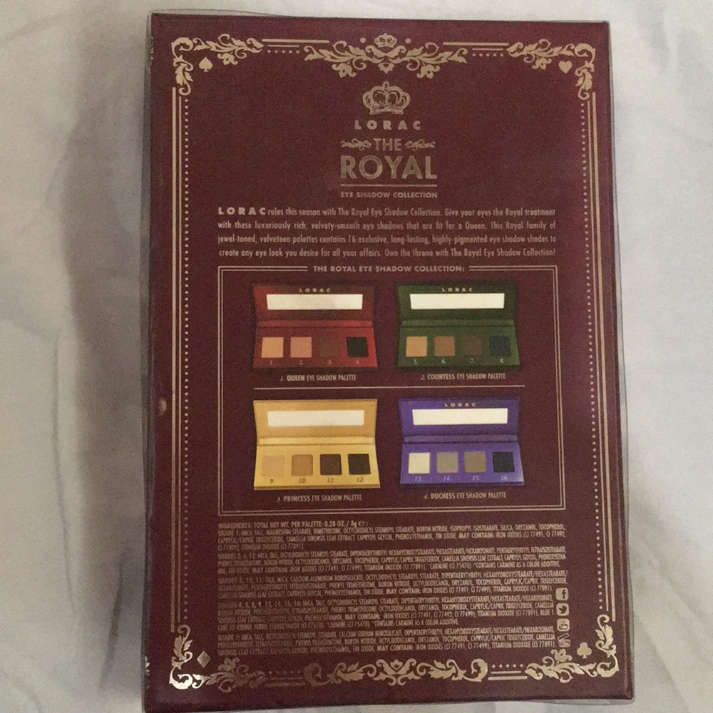 LORAC THE ROYAL EYE SHADOW COLLECTION. - Picture 2 of 5